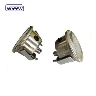 kwaliteit  Axial 2.5" U-Clamp Pressure Gauge Manometer / Back Connection Pressure Gauge fabriek