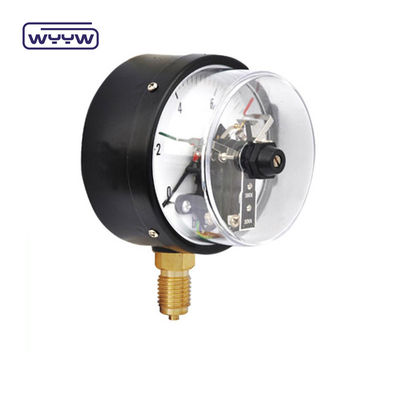 kwaliteit  63mm Electric Contact Pressure Gauge Bottom Connection No Oil Filled fabriek