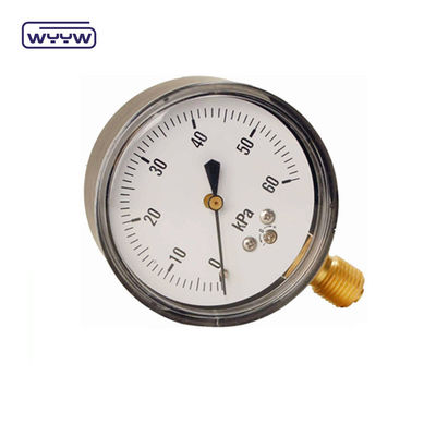 kwaliteit  60-100mm CmH2O Capsule Pressure Gauge Manometer 1.6% Accuracy fabriek