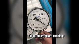 4" 100 mm, -01 ~ 0Mpa Chromen behuizing, vacuümdrukmeter