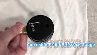 radiale manometer. Spiraalvormige bourdon-type geschikt voor zeer hoge druk