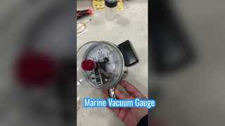 4" 100 mm 0~0,6 MPa geheel roestvrij staal met explosieveilige achterkant.