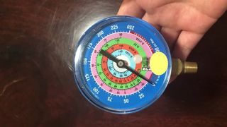 3" 80 mm koelmiddelmanometer