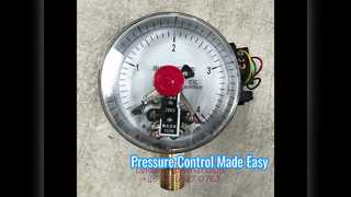 4" 100 mm elektrische contactmanometer