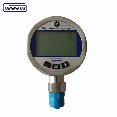 Precisie 0,2%Fs Onderste 80 mm Hydraulische digitale waterdrukmeter