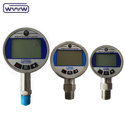 Digitale gasdrukmanometer van roestvrij staal 65 mm met 4-5 digitale LCD-scherm