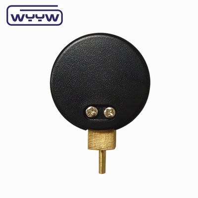 -0.1-0mpa 40 mm pompdrukmeter Messing verbinding onderkant Zwarte ijzeren behuizing