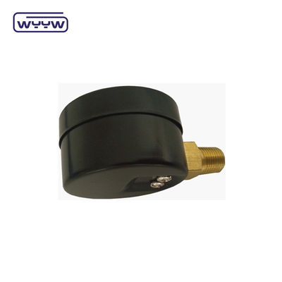 Plastic Case Dual Scale Vacuum Pressure Gauge Back Mounting 1 1/2 &quot; 40MM -1bar-0bar Steel Case