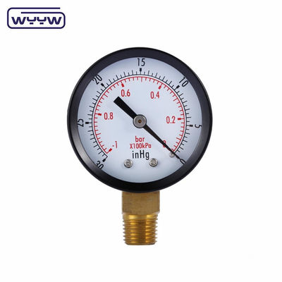 Vacuümcompound drukmeter Manometer Onderste montage