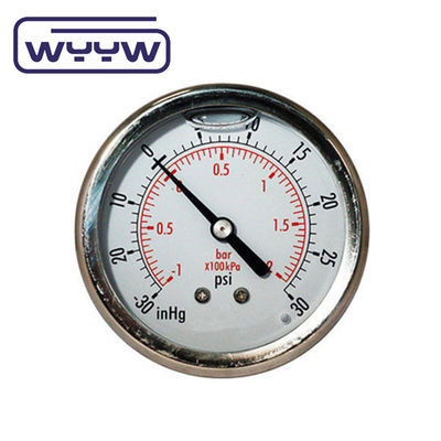 OEM negatieve luchtdrukmeter Manometer Bourdon drukmeter