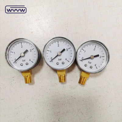 40 mm drukmeter voor gecomprimeerd gas van kunststof