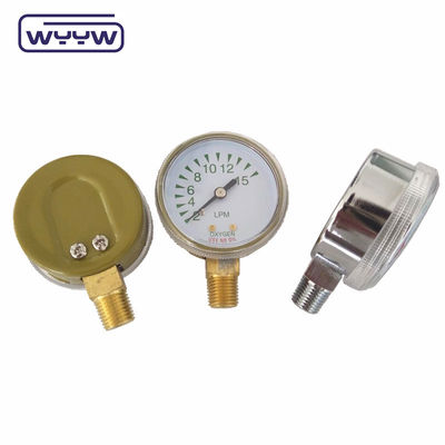 Commerciële drukmeter drukregelaar gebruik aardgas 50mm manometer leverancier CO2 drukmeter