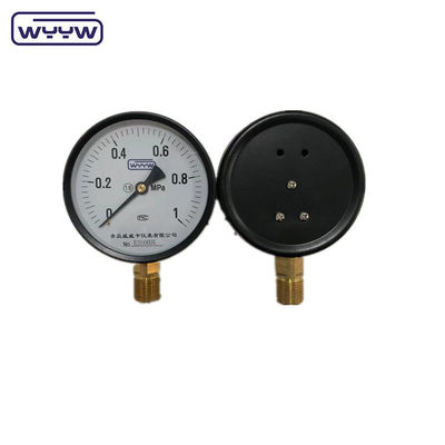 Onderste 1/2 &quot;bsp CE 100 mm algemene OEM beschikbare gekalibreerde drukmeter