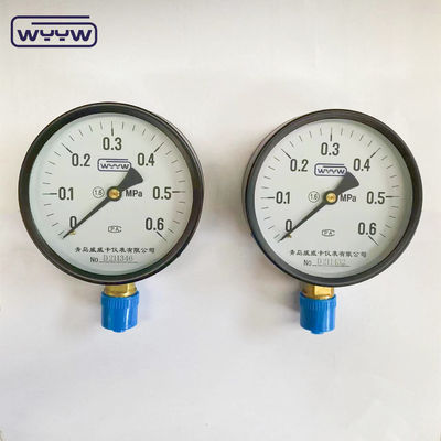 Onderste 1/2 &quot;bsp CE 100 mm algemene OEM beschikbare gekalibreerde drukmeter