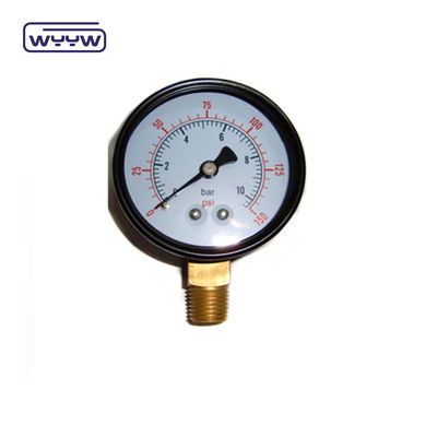 drukmeter voor zwembadfilter 2&quot; Dial, 0-60 Psi, Bottom Mount 1/4&quot; Pipe Thread