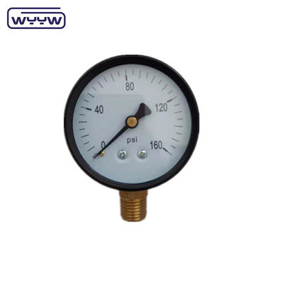 drukmeter voor zwembadfilter 2&quot; Dial, 0-60 Psi, Bottom Mount 1/4&quot; Pipe Thread