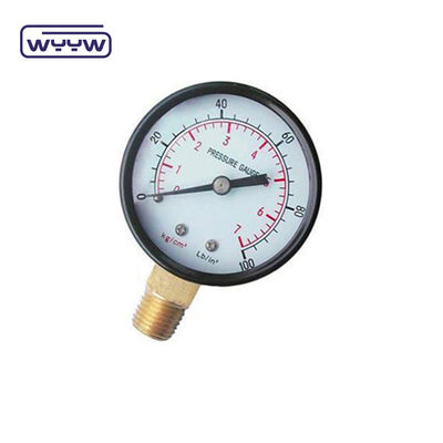 drukmeter voor zwembadfilter 2&quot; Dial, 0-60 Psi, Bottom Mount 1/4&quot; Pipe Thread