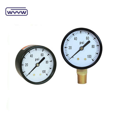 drukmeter voor zwembadfilter 2&quot; Dial, 0-60 Psi, Bottom Mount 1/4&quot; Pipe Thread