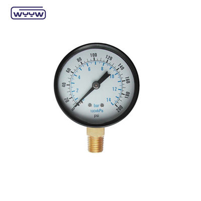 WYYW 100 mm ijzeren behuizing MS bodemverbindingsmanometer 16 bar