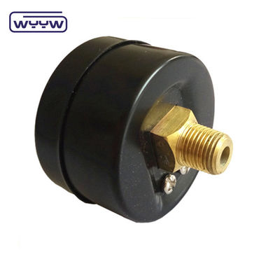 Goede kwaliteit 2 inch Borbon Tube Type Center Back Connection 1/4 &quot;NPT BSP Low 9 Psi Manometer Pressure Gauge