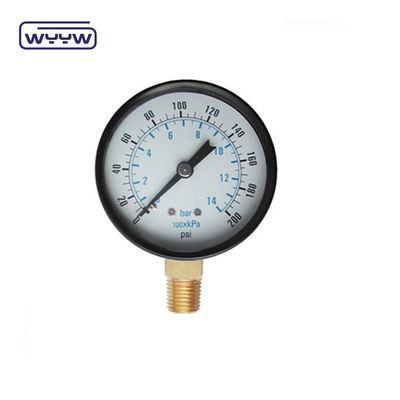 Algemene natuurlijke lucht CO2-drukmeter van 60 mm