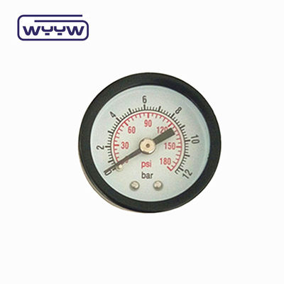 Wandhangend capillair stoomdrukmeter Manometer Zwart staalmateriaal