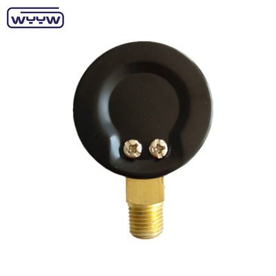 63 mm droge 1/4 &quot;NPT Lower Mount Pressure Gauge