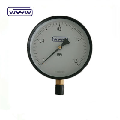 Gemaakt in China fabrieksprijs hoge precisie 6 inch onderste verbinding 150mm drukmeters tester