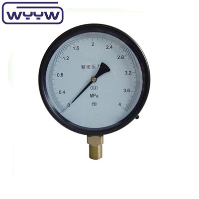 Dial Grootte Drukmeter Precision Manometer Met Zwart Staal Hoesje