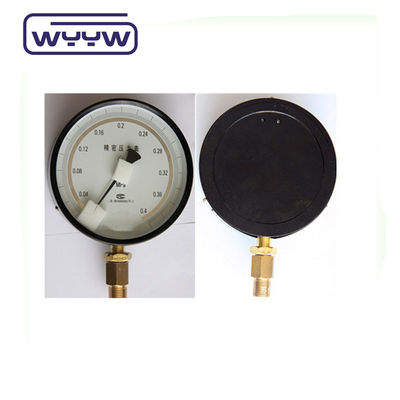 Dial Grootte Drukmeter Precision Manometer Met Zwart Staal Hoesje