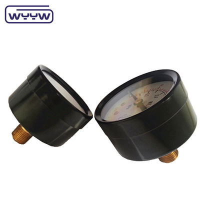 Achsige achterste montage OEM beschikbaar bar psi dubbele schaal manometer 2&quot; 50mm luchtophanging drukmeter