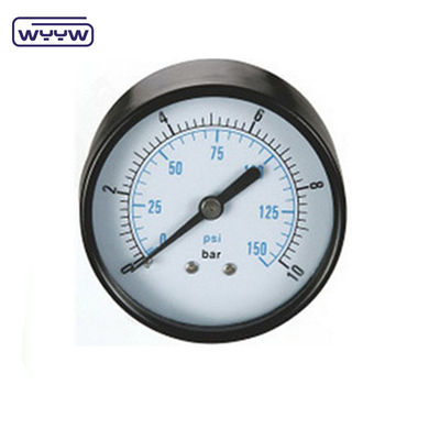 Achsige achterste montage OEM beschikbaar bar psi dubbele schaal manometer 2&quot; 50mm luchtophanging drukmeter
