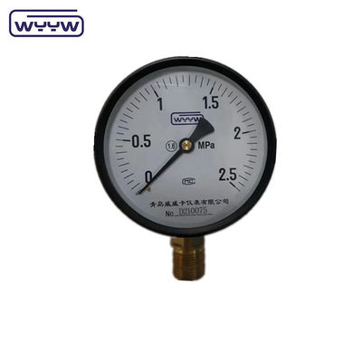 Prijs WYYW fabriek 1MPa 1,6MPa 100mm drukmeter M20X1.5 G1/2&quot; watermanometer
