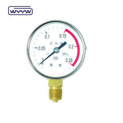 Acetyleenpersommeter van 50 mm bodem 2&quot;