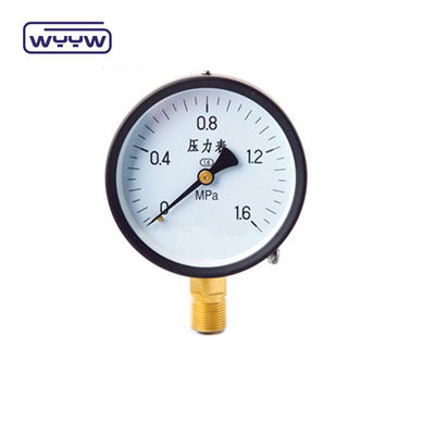 Zwarte staal Economy Pressure Gauge Dural Scale 50mm Luchtdrukmeter