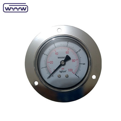 4&quot; Air Manometer Front Flange Drukmeter Achterste Montage
