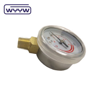 2&quot; Algemene gasdrukmeter Manometer Bottom Mount 50mm Dial