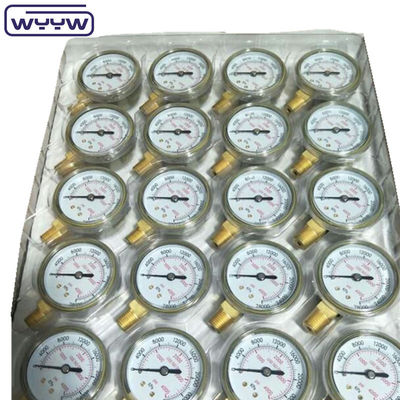 Hoge kwaliteit met concurrerende prijs CE EN837-1 waterlucht 1psi (0 - 600 Psi) Npt 1/4 oliewaterdrukmeter
