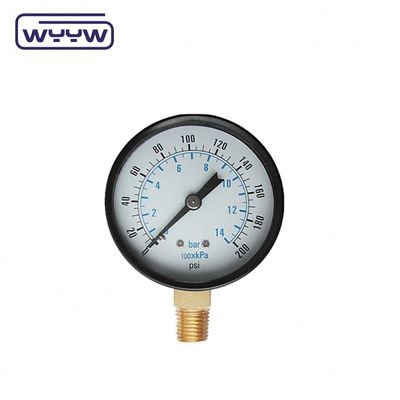 Normale luchtmanometer Argon gasdrukmeter OEM Op maat