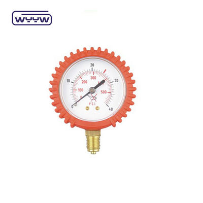 60 mm Economische drukmeter Fabrikant met rubberen beschermende hoes