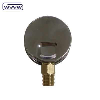-30inHg Vacuüm Compound Gauge Olie vullen bodem verbinding 1/4&quot; Bsp 2&quot; drukmeter