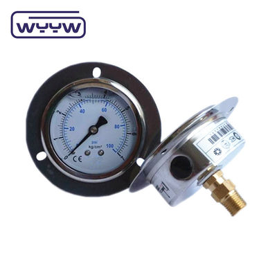 hoogwaardige hydraulische EN837-1-drukmeter met voorflens