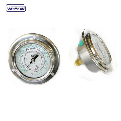 hoogwaardige hydraulische EN837-1-drukmeter met voorflens