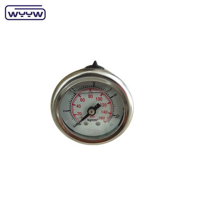 40mm ceneter back OEM 1/4&quot;bsp npt 1.5 inch gezicht glycerine gevulde drukmeter