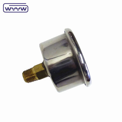 40mm ceneter back OEM 1/4&quot;bsp npt 1.5 inch gezicht glycerine gevulde drukmeter