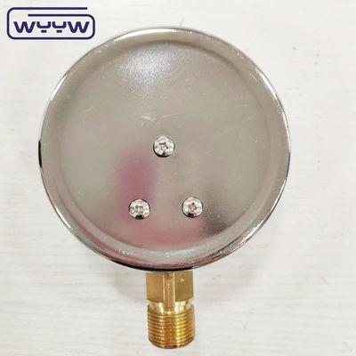 Nieuw product bajonet gechromeerde behuizing 1/2 &quot;bsp radiale toegang bar psi 4&quot; glycerine gevulde drukmeter manometer