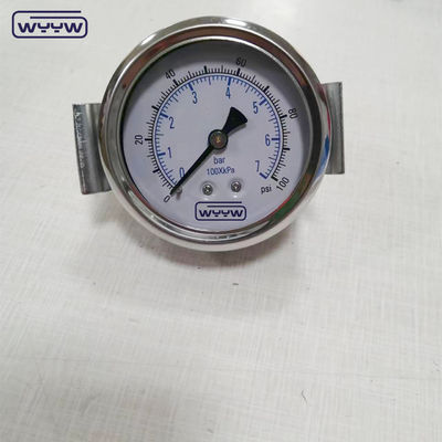 U-klemklasse 1,6% 2,5 inch antivibratie drukmanometer