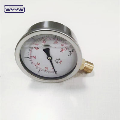 Vloeistofdrukmeter Qingdao Ningbo export 0-350 bar manometer