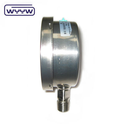 Hydraulische manometerdrukmeter met koperen binnenkant en roestvrijstalen behuizing Mpa Psi