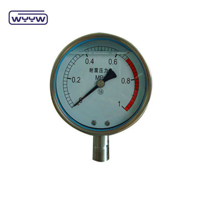 1/8&quot; NPT onderste verbindingsdrukmeter 1,5&quot; 40mm oliedrukmeter